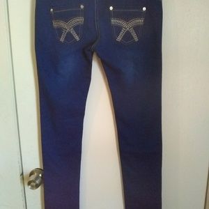 Navy blue jeans